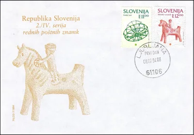 REPUBLIKA SLOVENIJA 2. / IV. SERIJA REDNIH POŠTNIH ZNAMK